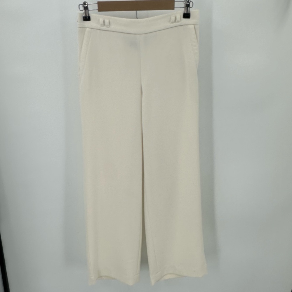 Talbots Dress Pants Womens S Cream JO3069 Slacks Career Classic Office Spring